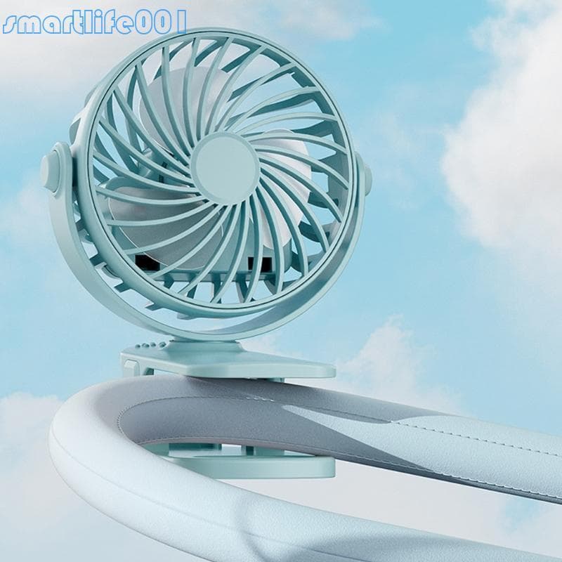 Ventilador De Mesa Portátil S * Com Clipe Ajustável 3 Resfriamento Pessoal Duradouro