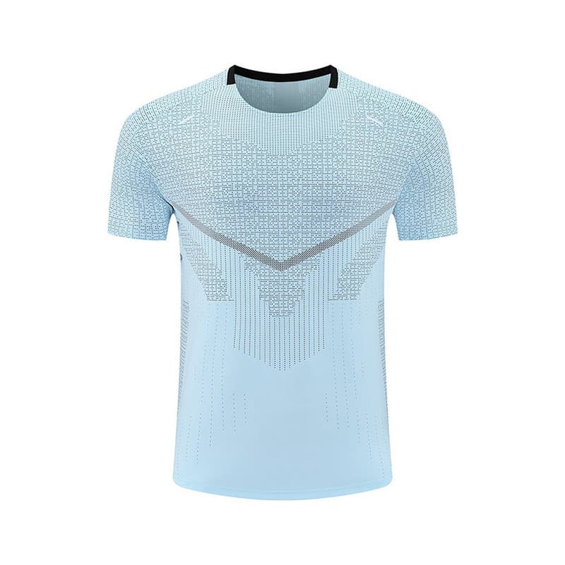 [Estoque pronto] Camiseta feminina de secagem rápida para tênis de corrida, manga curta, roupa Fitness masculina