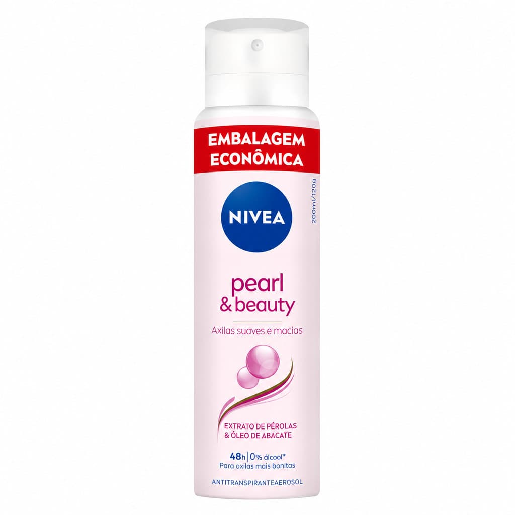 NIVEA DESODORANTE AEROSSOL PEARL & BEAUTY 200ML
