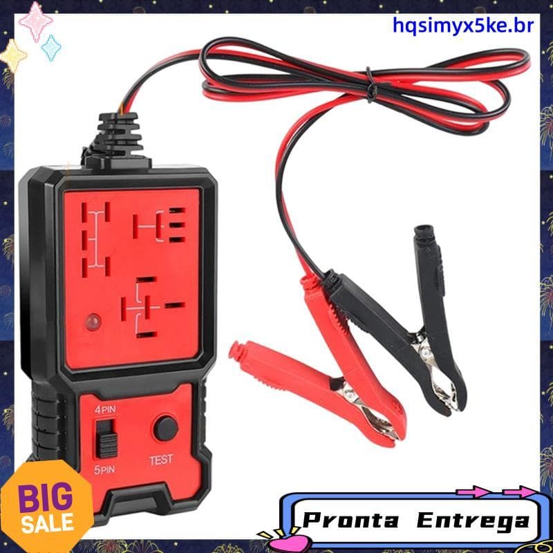 Indicador LED Testador De Relé De Carro 12V Universal Automotivo Bateria Eletrônica Inspetor Teste Tensão