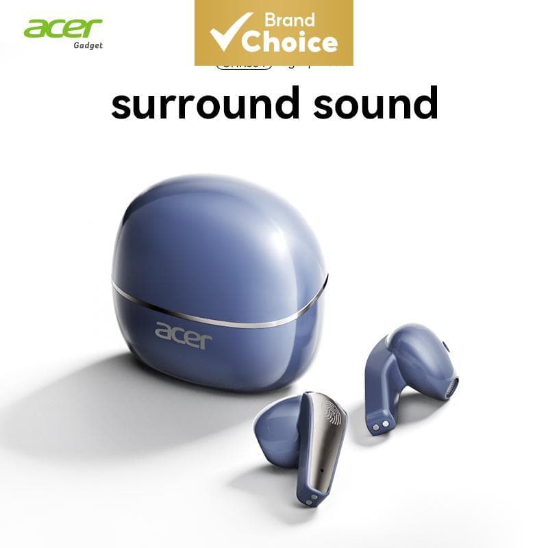 Acer OHR554 Fones De Ouvido Sem Fio Bluetooth 5.4 Bateria De 24 Horas De Reprodução De 6 Semi-Intra-Auriculares Com Ajus
