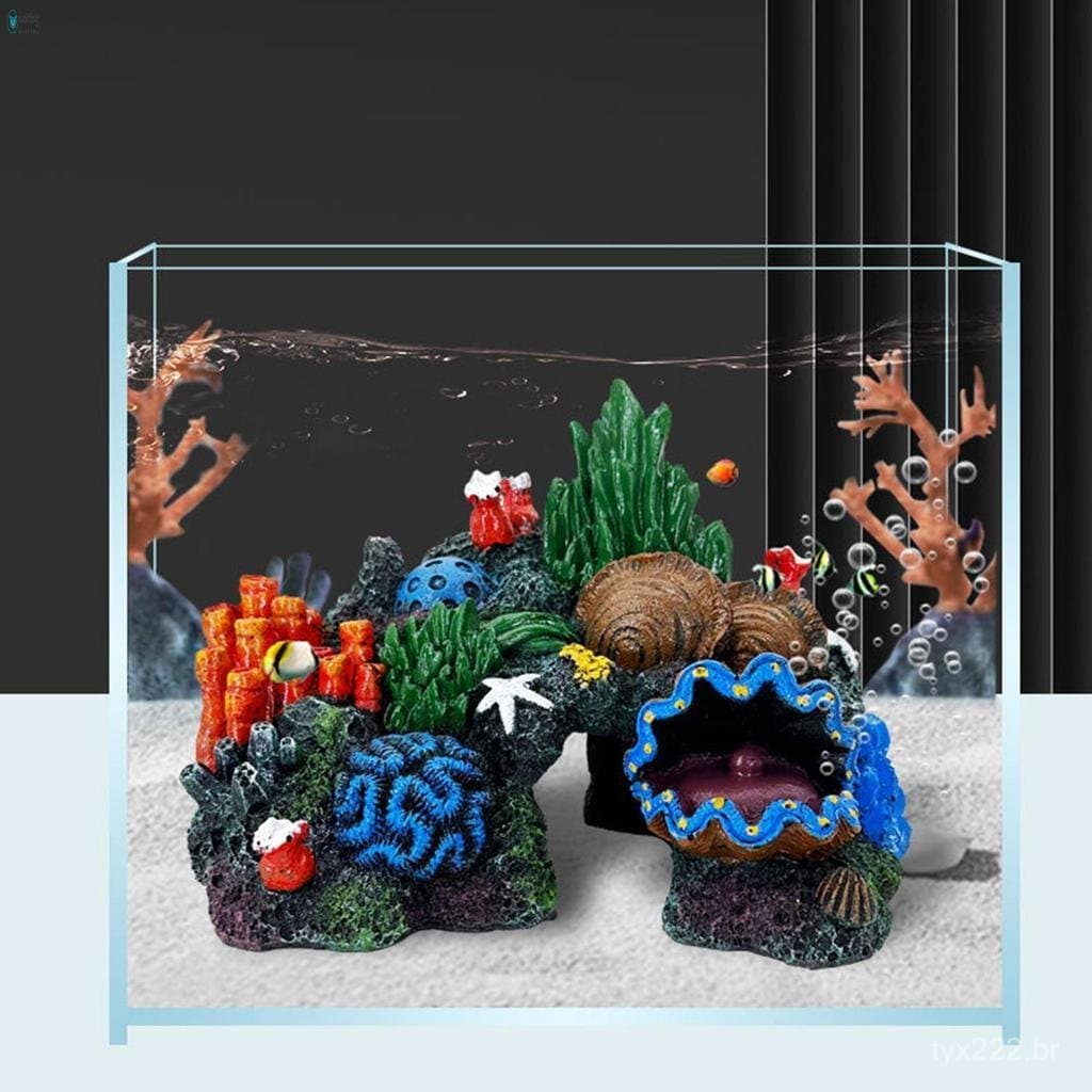 Jardim Ornamental De Paisagismo Com Decoração De Musgo Deixe O Peixinho Desfrute De Um Design De Ambiente Natural Para A