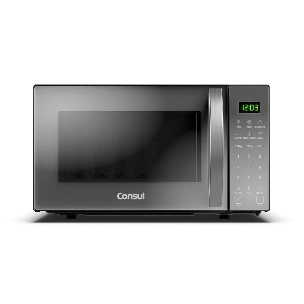 Micro-ondas 23 Litros com Função Marmita Inox Consul - CMS23AR