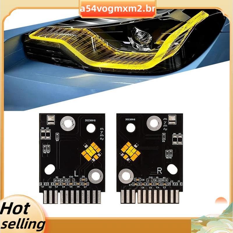 Módulo De LED Luzes Amarelo Anjo Olho Placas Para 2 Séries G42 M2 G87 M235i M240i 2022-2024 DRL