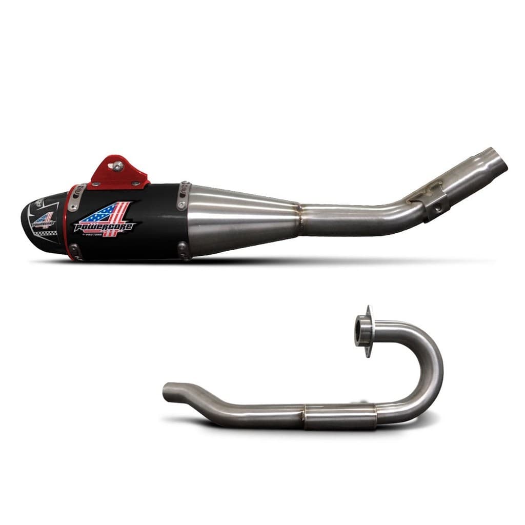 Escapamento Esportivo Powercore 4 Escape Estralador Cano Descarga Moto Yamaha Xtz 250 Lander 2006 2007 2008