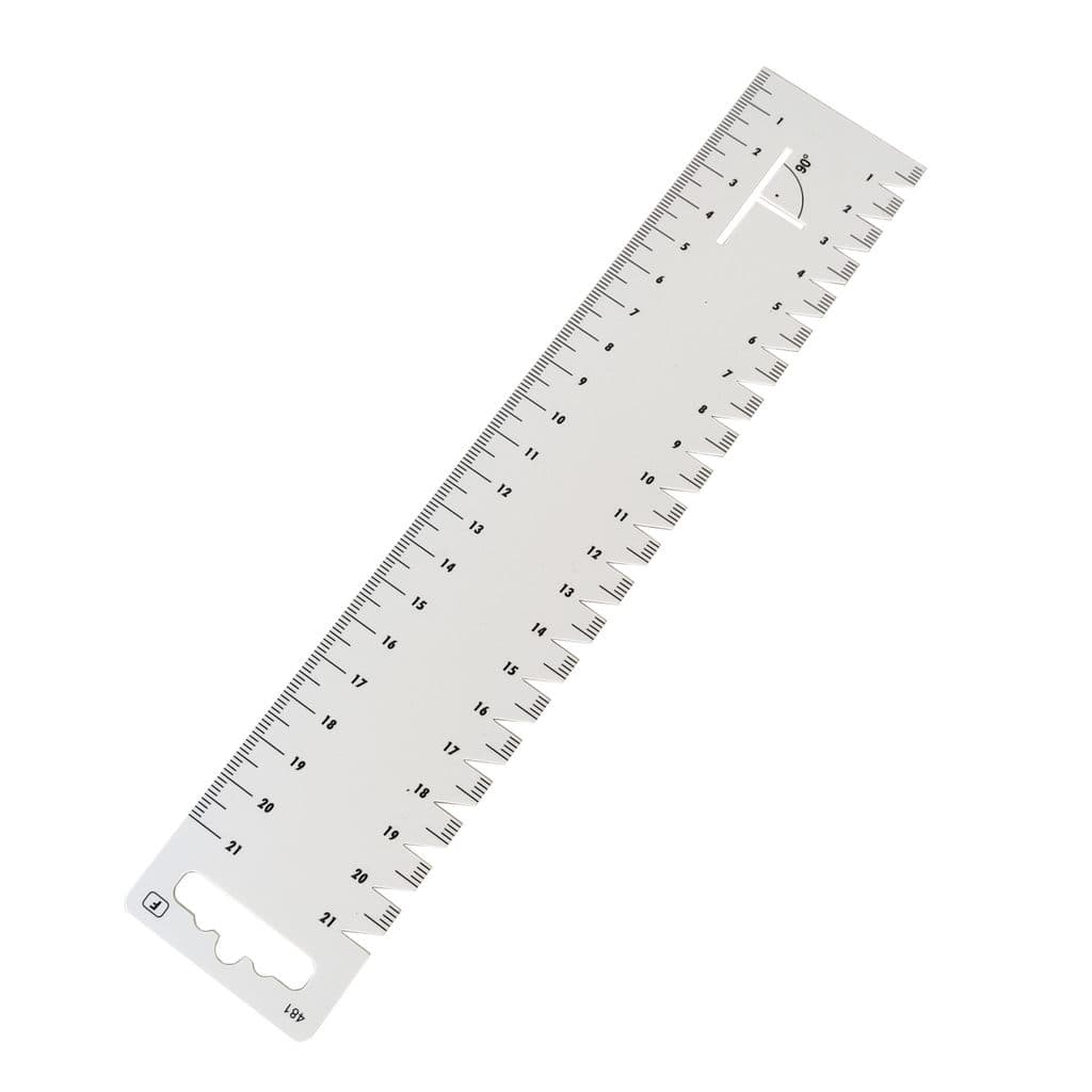 Havaí retalhos régua régua costura régua Ultra-fino Mini medidor de linha DIY artesanal retalhos ferramenta