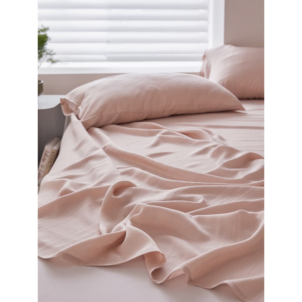 Japonês simples 60 peças dupla face legal sentido Lenzing Tencel único produto sedoso nu lençol de cama cama