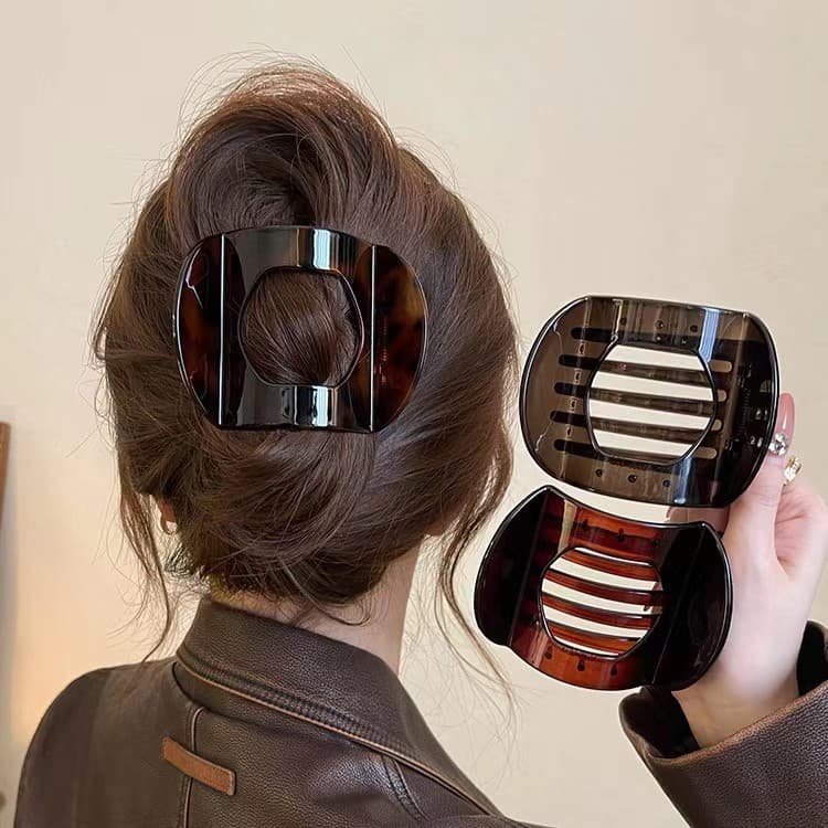 Novo estilo de cabeça traseira cabelo grande clipe bico de pato Grab clip início do outono 2025 novo estilo High-End tub