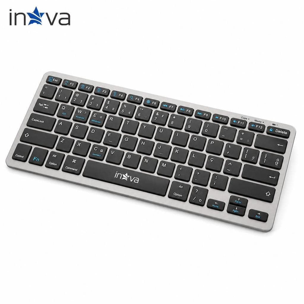 Mini Teclado Sem Fio Inova KV-803 Compacto
