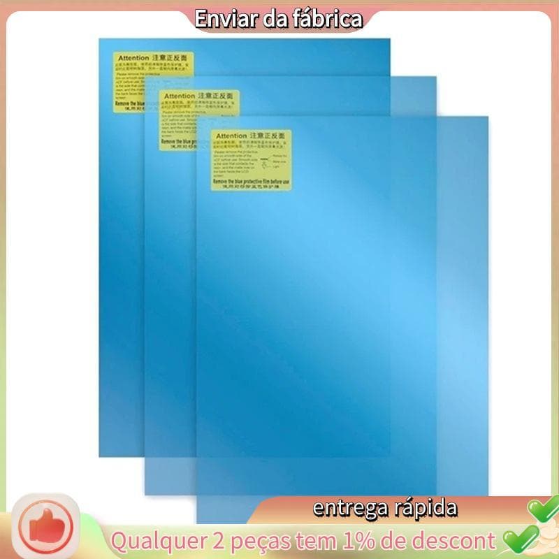 Rolo De Filme ACF 210x290mm 3 Unidades Para 2/3 Ultra , Photon M5S/M5S Pro/M7 Folhas De Liberação
