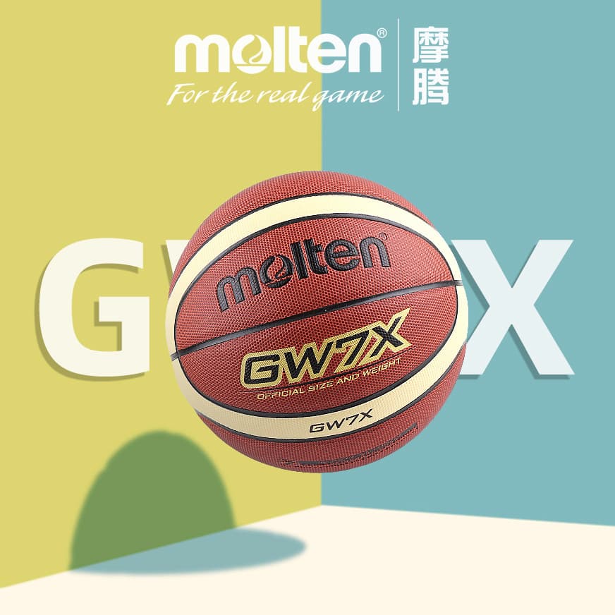 Basquete fundido GW7 Adulto No. 7 GW6X Basquete Juvenil e Feminino GW5 Bola Infantil Fundida
