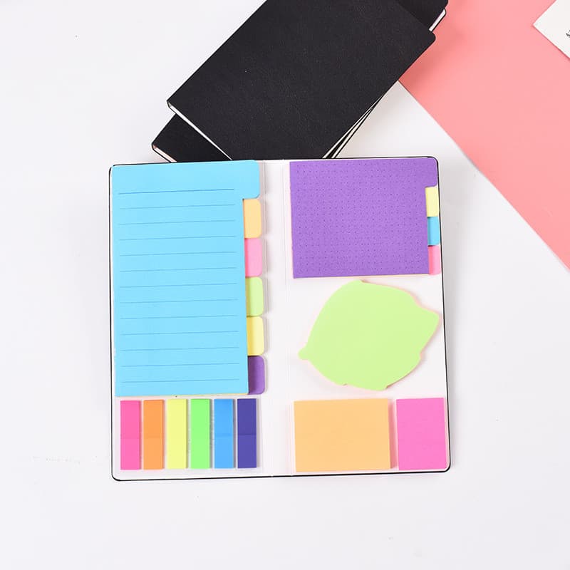 Conjunto de Notas Adesivas Personalizadas, Notas Adesivas Criativas, Bloco de Mensagens Fofo para Estudantes, Bloco de A