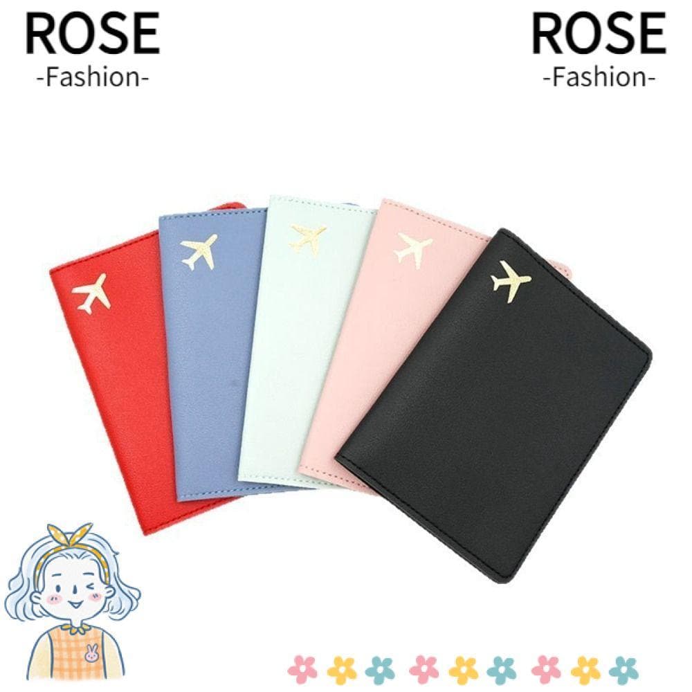 Porta-Passaporte ROSEGOODS , Capa Protetora Leve Para De Armazenamento Portátil , Couro PU