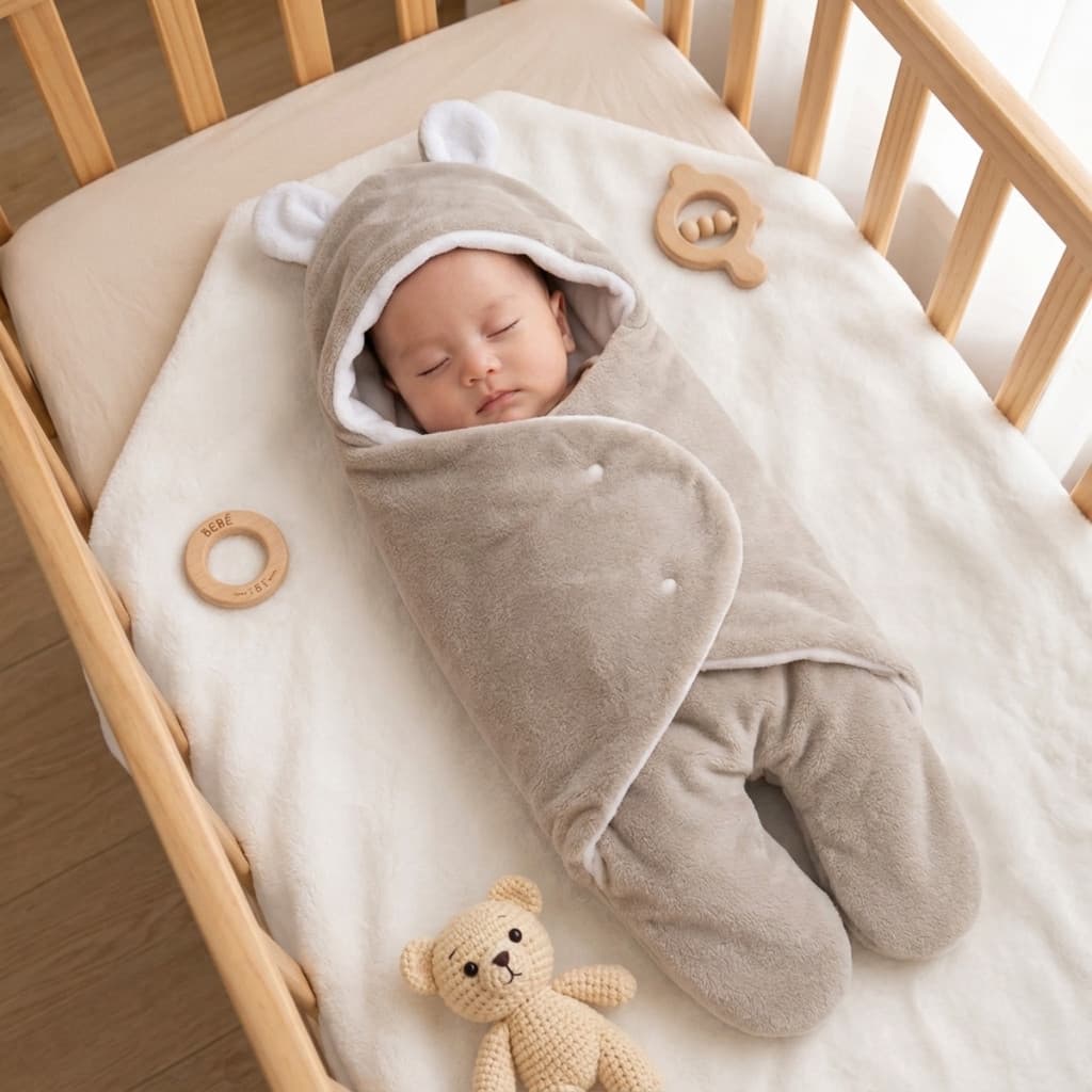 Saco de dormir Bebe Macacão Antialergico recem nascido 69cm Saida Maternidade