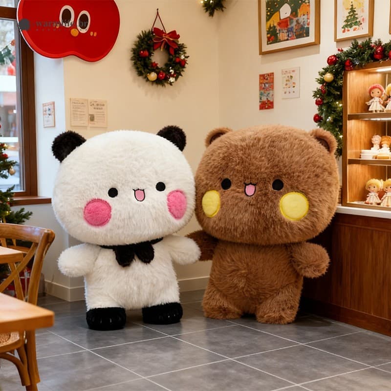 Bonecos De Casal De Pelúcia Fofos-Presentes De Aniversário Certificados Para Transfronteiriços