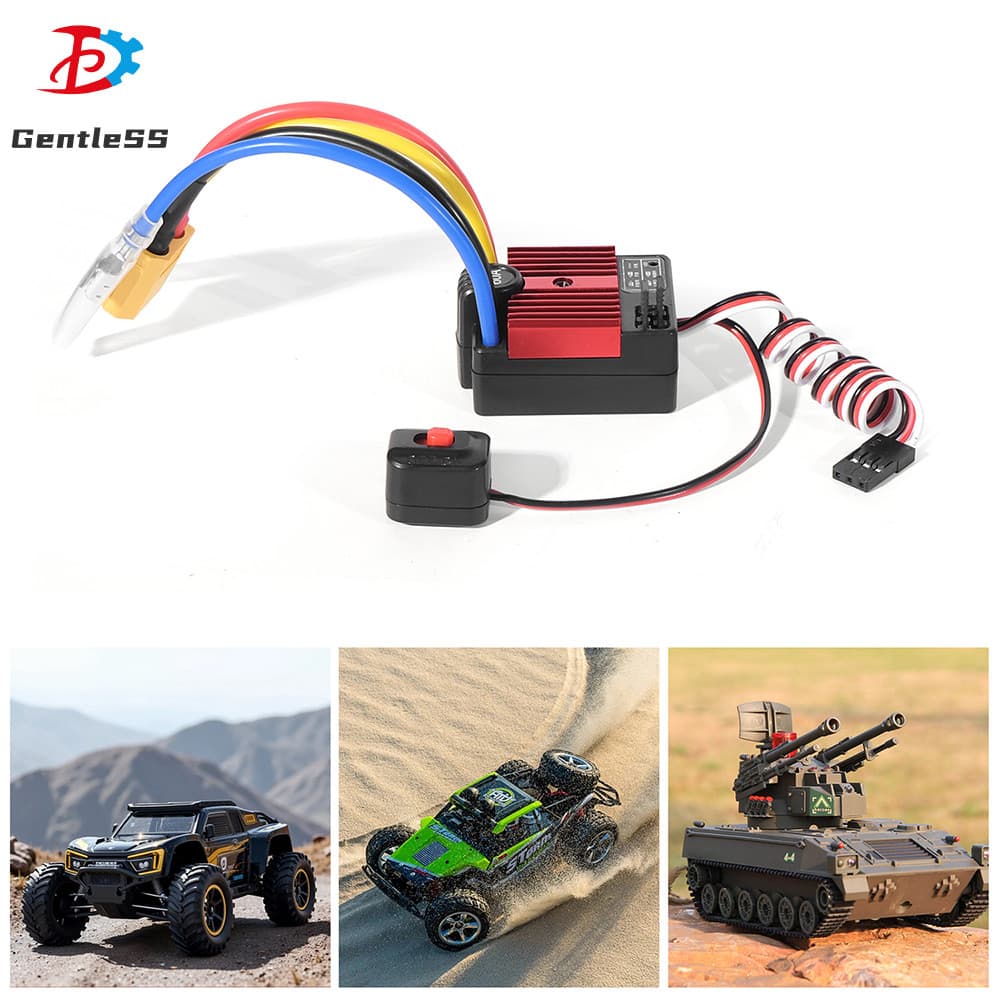 HG1060 60A ESC Modo De Interruptor À Prova D'água Escovado Em 3 Modos Integrados Adequados Para Carros RC 1 : 10