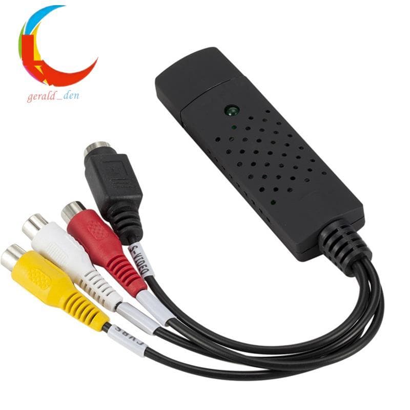 Conversor USB 2.0 Para DVD , Conversão De Vídeo Analógico Formato Digital , Placa De Captura De Gravação De Áudio E Adap