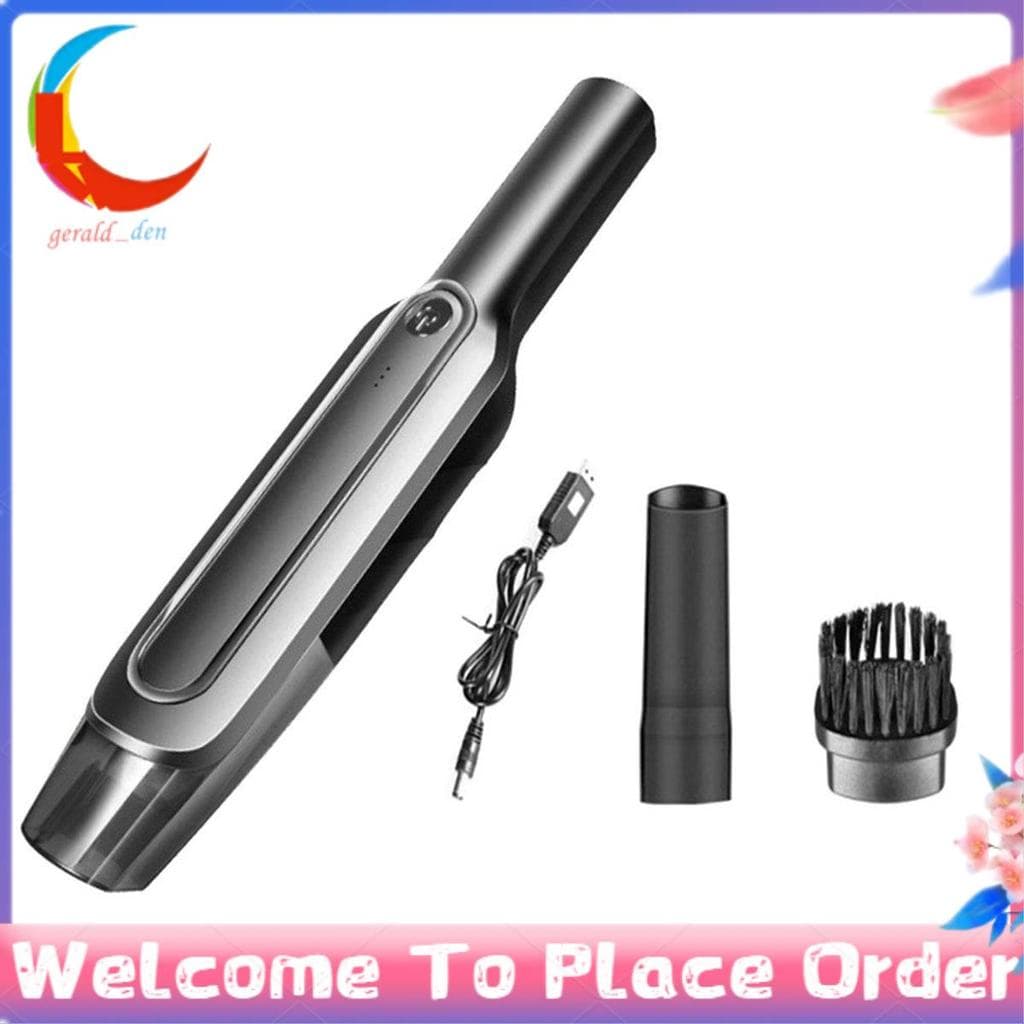 Atualizar Portátil De Alta Potência Carro Casa Dupla Finalidade Aspirador De Pó Poderosa Sucção Cabo USB Recarregável Má