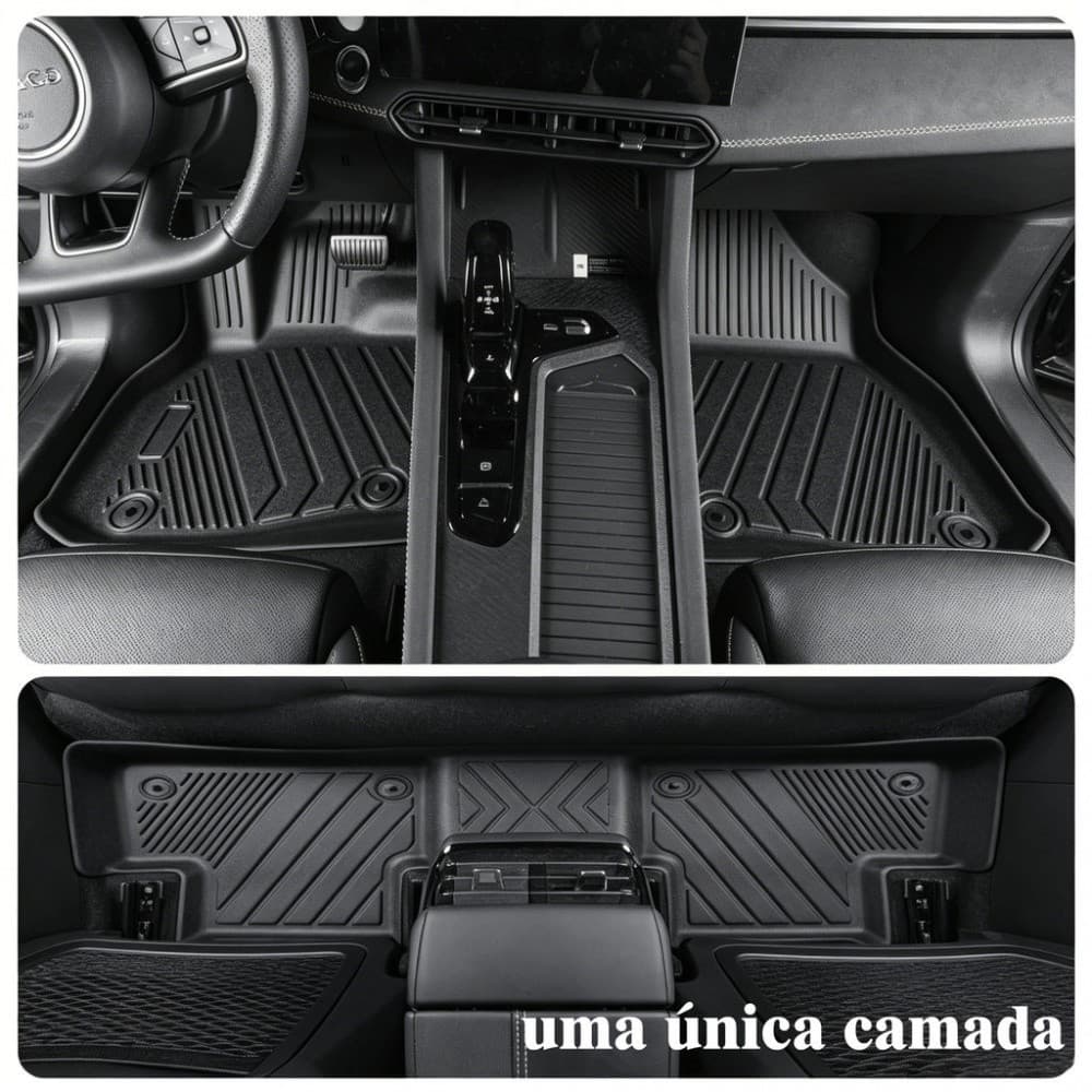 Adequado para Geely EX2 Carro Especial Dedicado TPE Tapete de Pé Totalmente Cercado Antiderrapante À Prova D 'Água