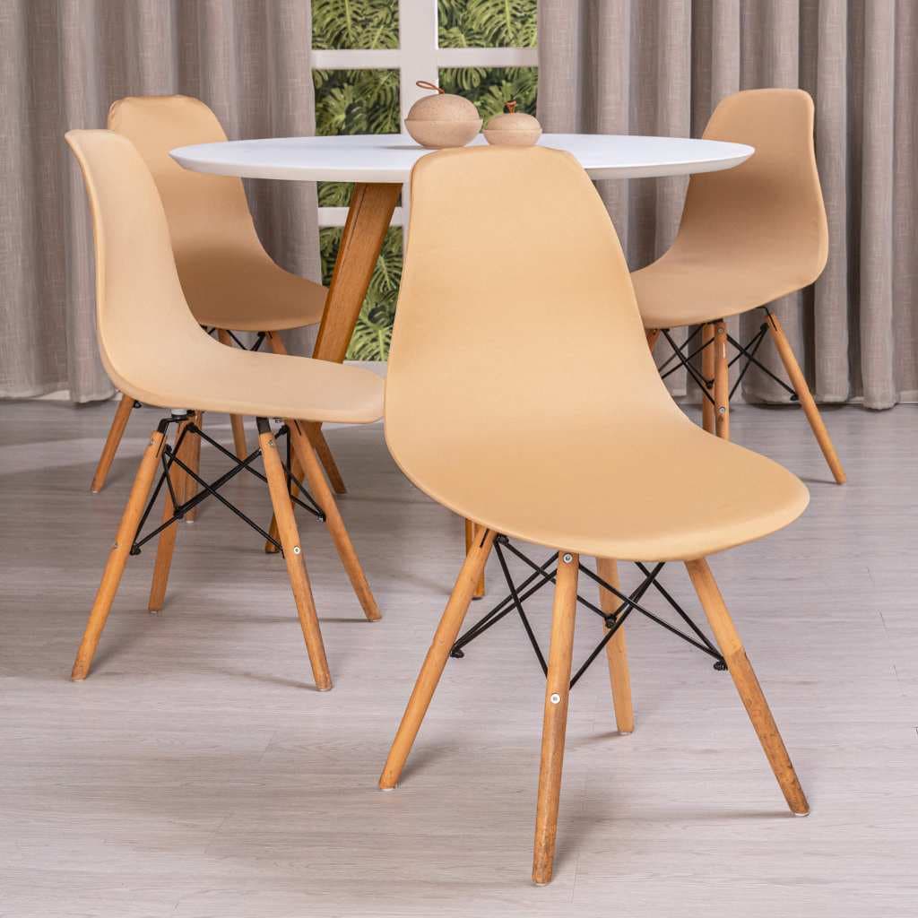 Capa Para Cadeira Charles Eames Eiffel Malha Gel Elástica