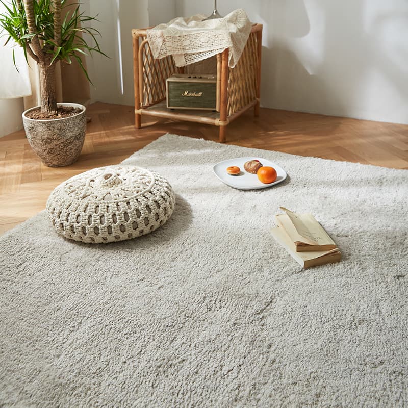 Estilo japonês tapete de mesa café sala estar sofá simples Bay janela tapete cor sólida sala cabeceira cobertor sala est