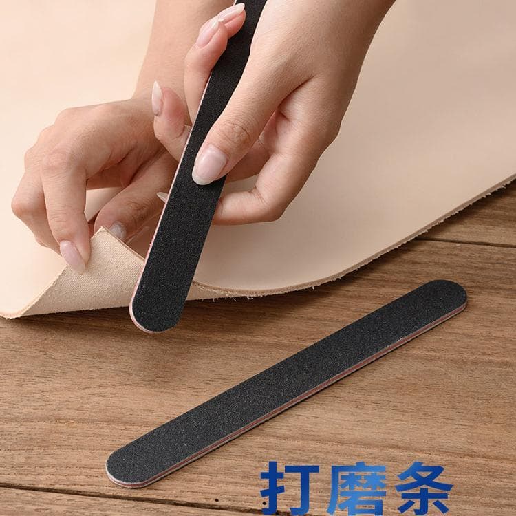 DIY artesanal de couro moagem vara Multi-Purpose tira de moagem modelo fazendo ferramenta engrossado polimento de unhas