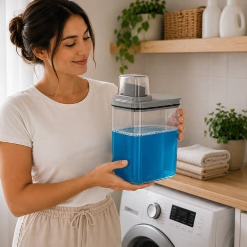 Dispenser para Sabão Líquidos c/vedação material resistente e durável de 2,3L - Cinza