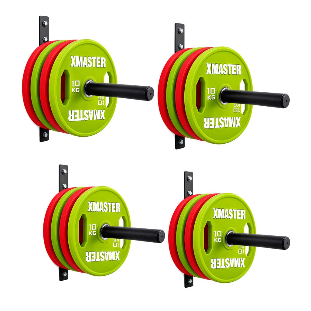 Kit 4 Suporte Parede P/ Anilhas Olímpicas Academia Fixo