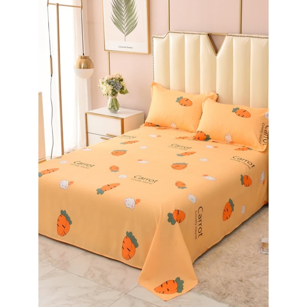 Lençol de peça única, cama de solteiro, algodão lavado duplo, dormitório estudantil, crianças i