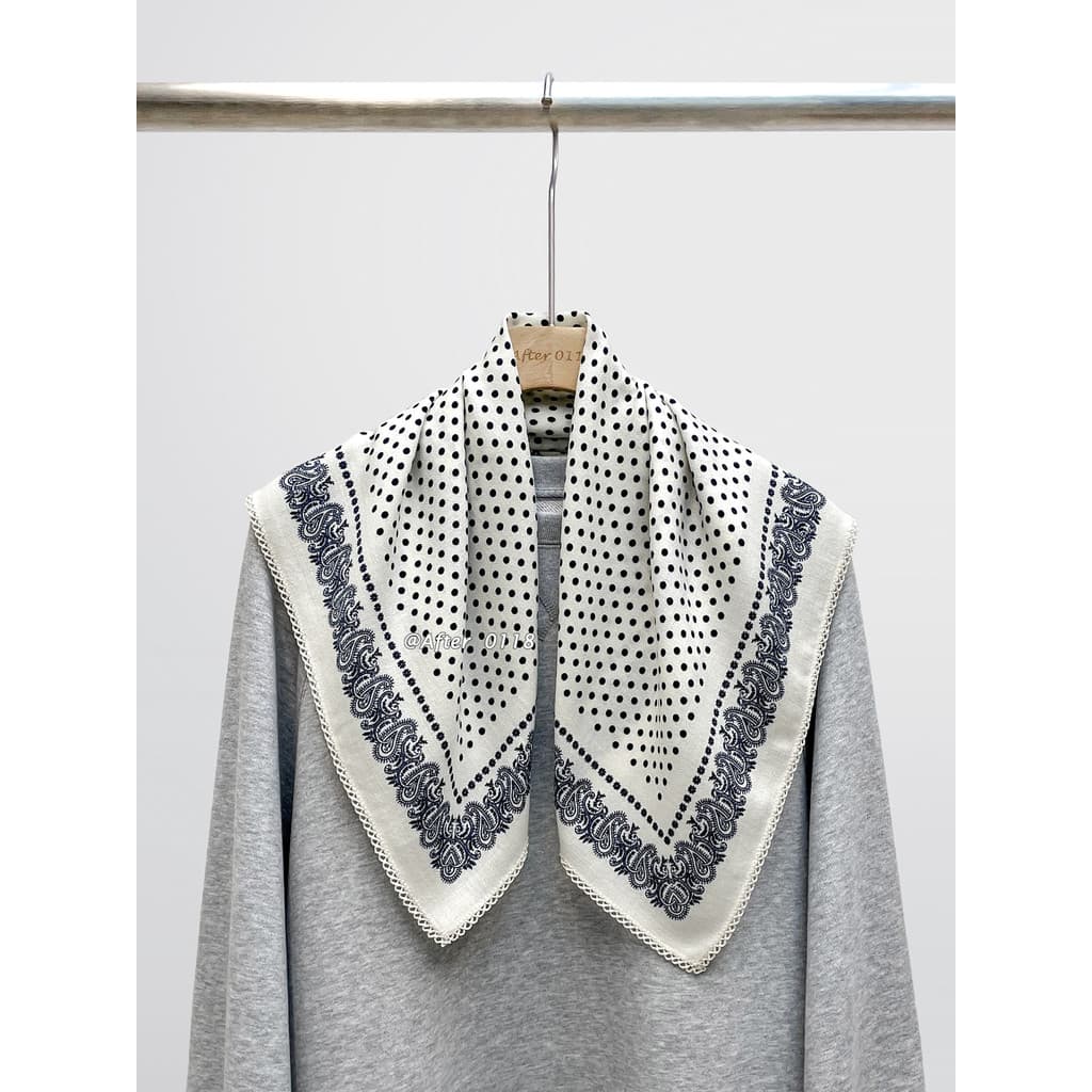 Depois [Pula de complexo] Simples retrô de duas cores lã de seda amoreira lenço de seda lenço quadrado chinês feminino