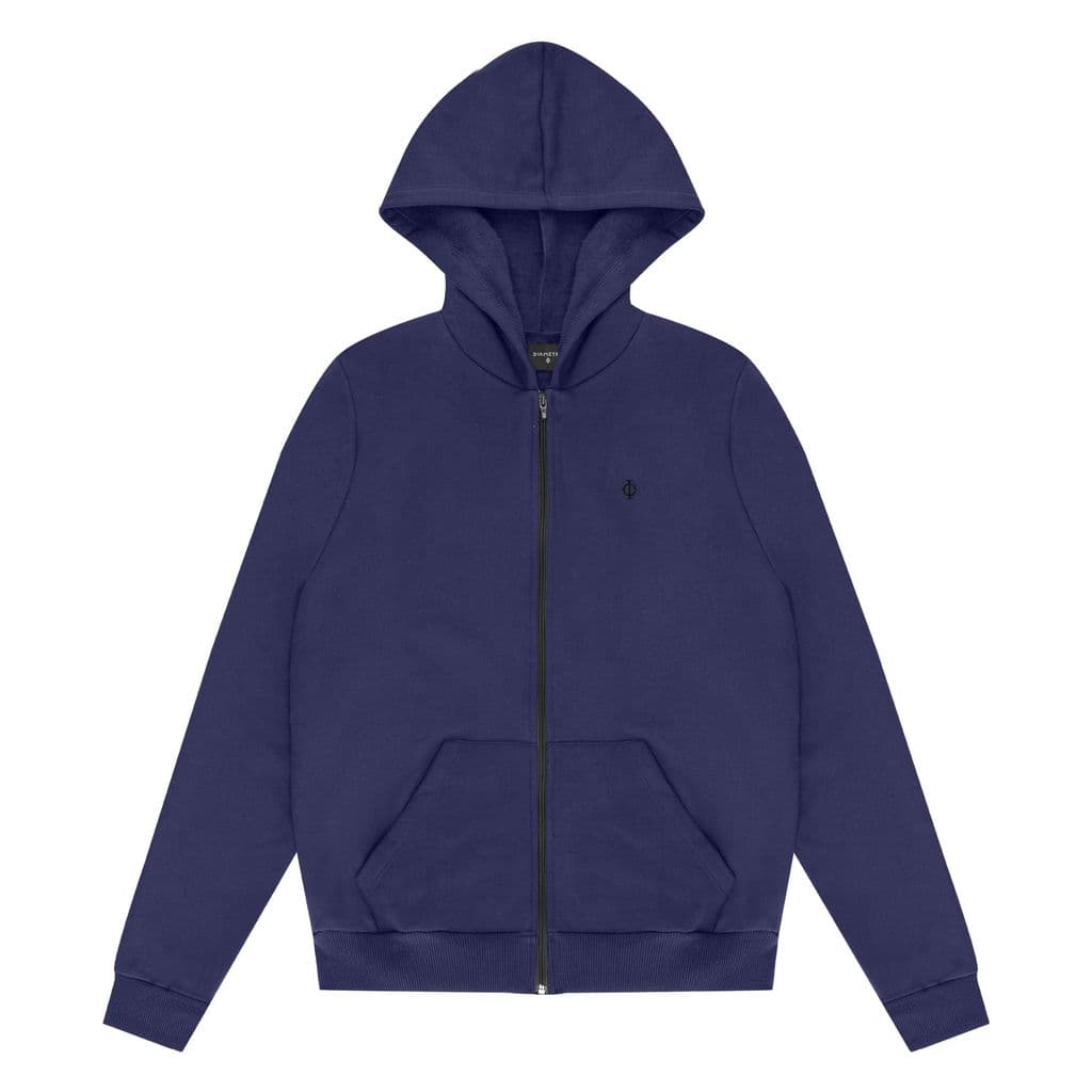 Jaqueta Masculina Moletom Peluciado Diametro Azul
