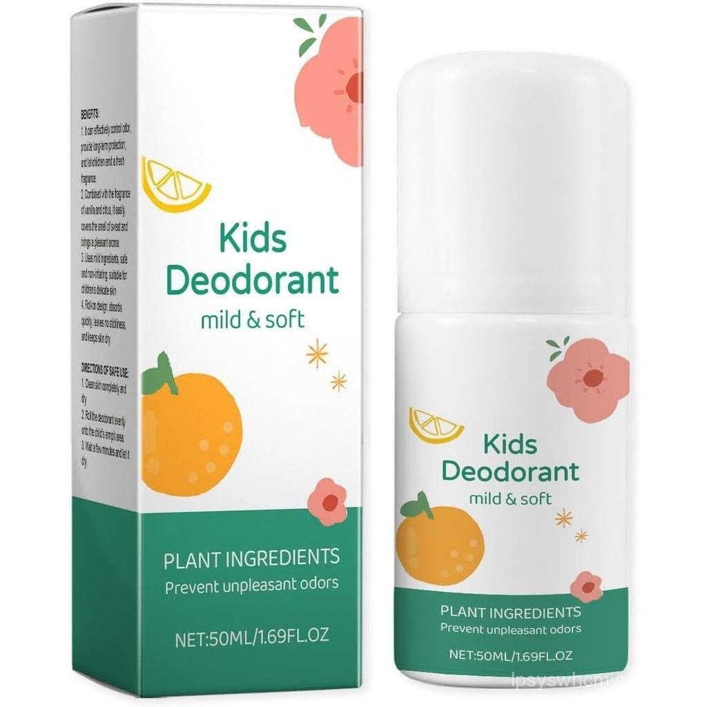 Desodorante para Crianças e Adolescentes, Desodorante Roll-On Corporal para Crianças, Hidrata e Protege para Meninos e M