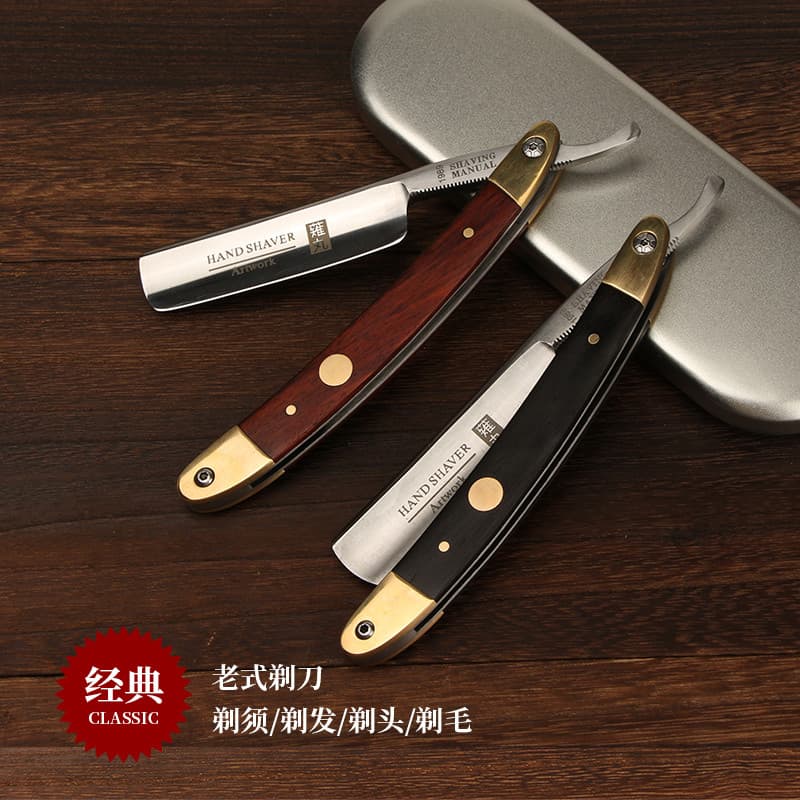 Japão importado de aço inoxidável antiquado navalha Manual navalha navalha navalha navalha barbeador frete grátis