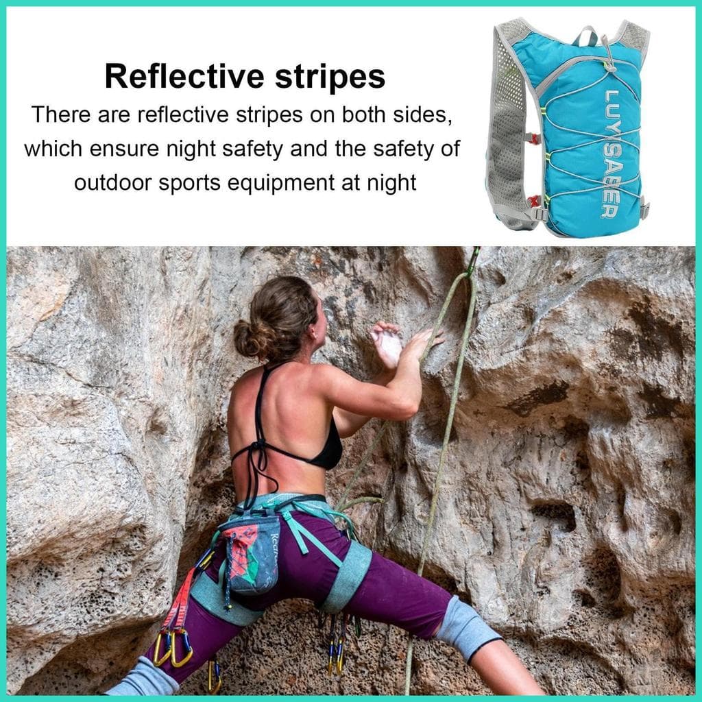 Mochila De Água Para Corrida , Alça De Ombro Ajustável , Superleve Caminhadas , Ciclismo , Trilha Alpina ningchbr