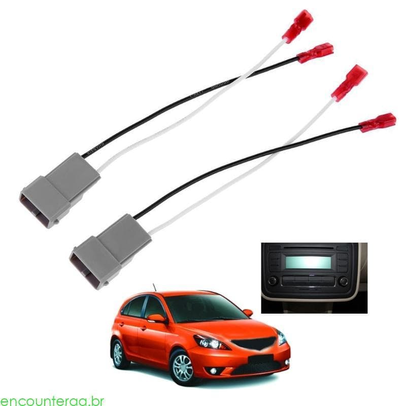 Encountera Chicote Fiação Do Alto-Falante Dianteiro Carro Para Conector Adaptador Substit