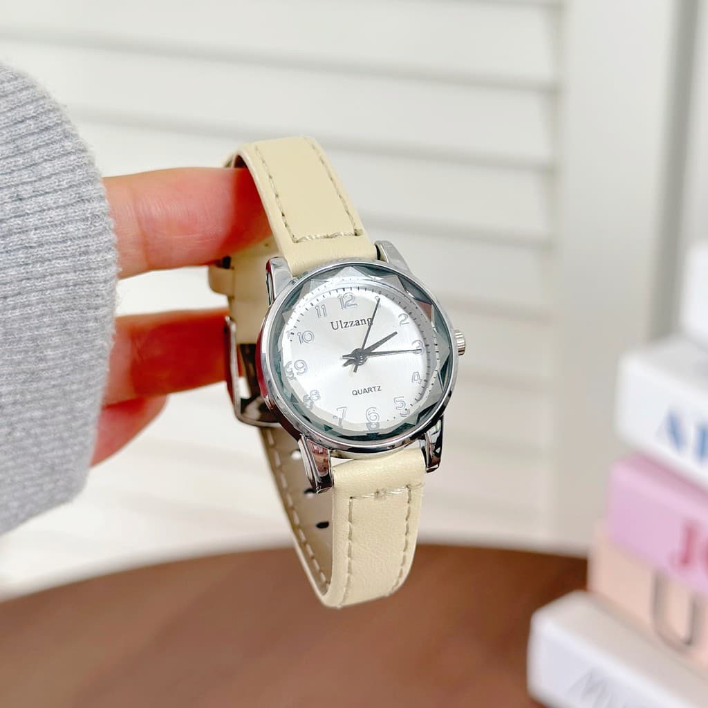 Exame dedicado relógio pequeno simples feminino júnior estudante do ensino médio de alto valor Retro ins estilo All-matc