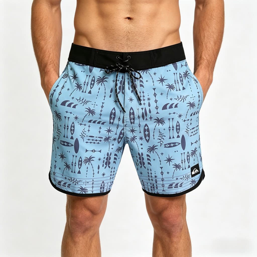 Novos Shorts Para Homens Leves E De Secagem Rápida Calças De Surf Ao Ar Livre Casual Cinco Quartos Praia