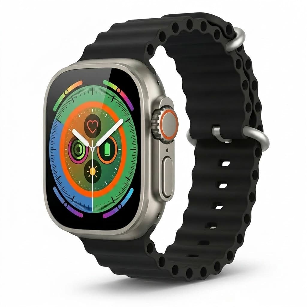 Smartwatch Série 10 Ultra Tela Touch Colorida Monitoramento Cardíaco Notificações e Modos Esportivos