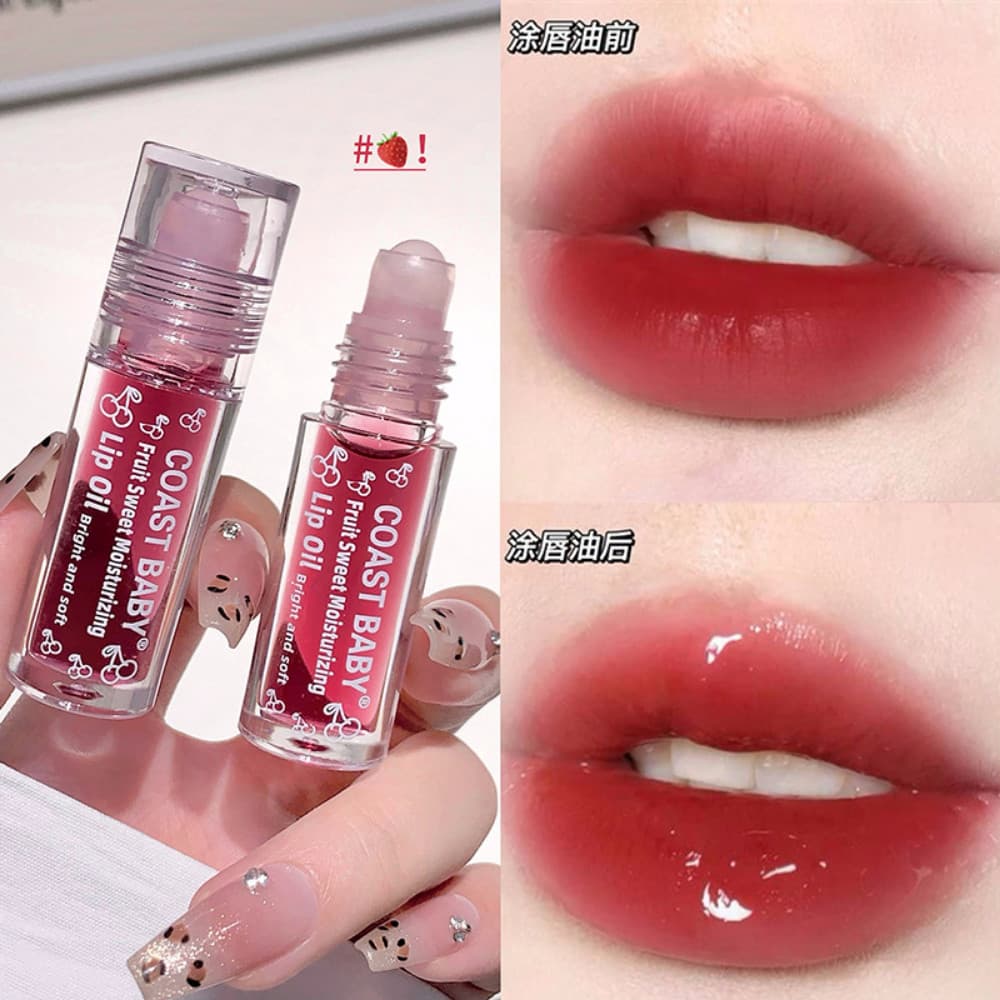 Roll-on óleo labial hidratante hidratante estudante batom Dudu hidratante roll-on Fade linhas labiais incolor transparen