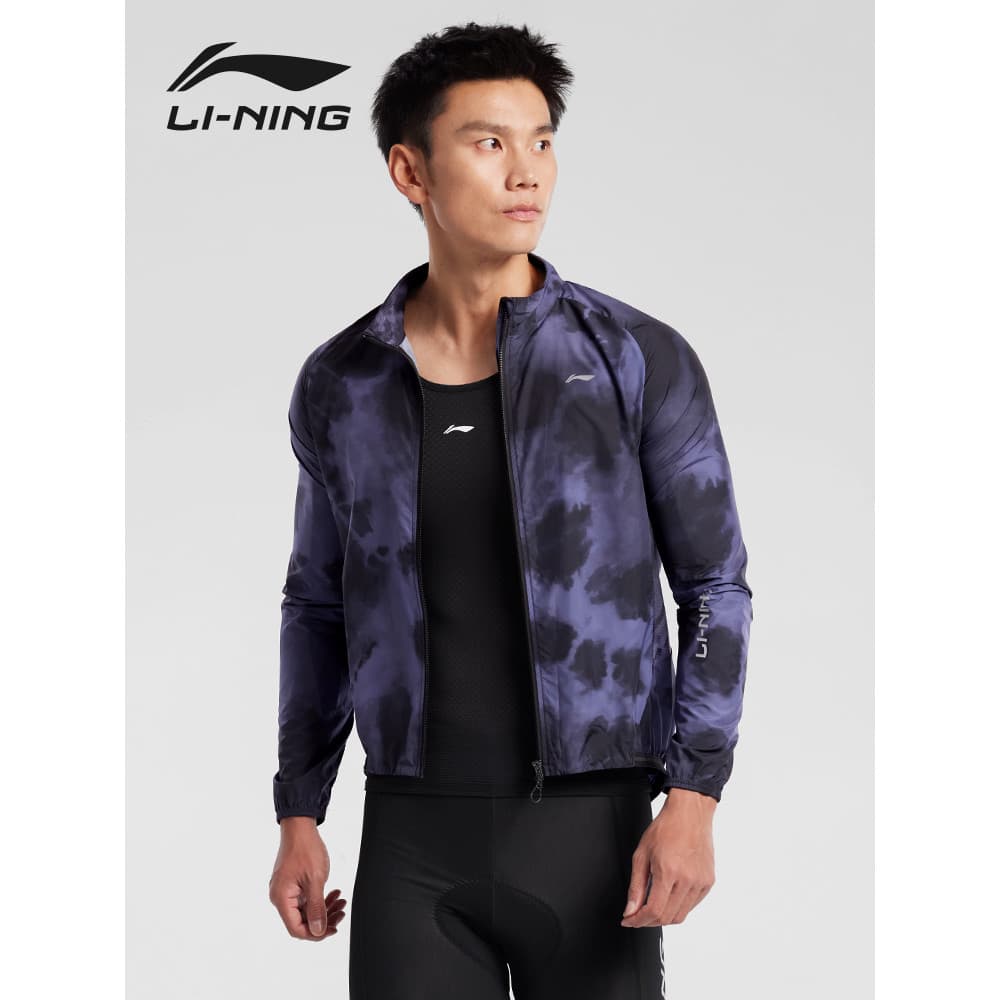 Li Ning camisa de ciclismo blusão jaqueta masculina novo estilo outono inverno fino bicicleta estrada ciclismo blusão eq