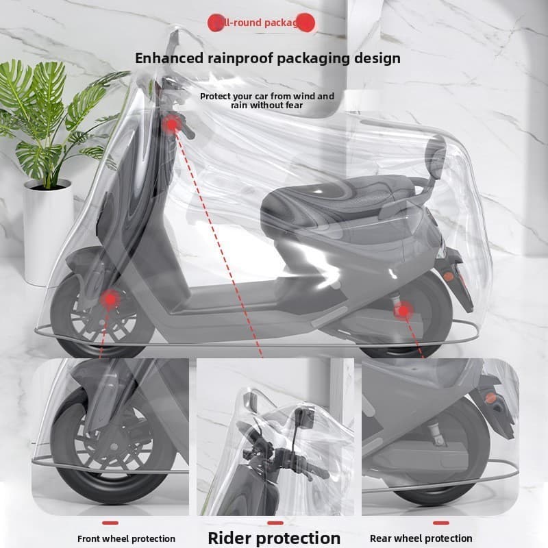 [Estoque Pronto] Capa Universal À Prova De Chuva Para Veículo Elétrico , Poeira , Roupas De Carro , Protetor Solar , Bic