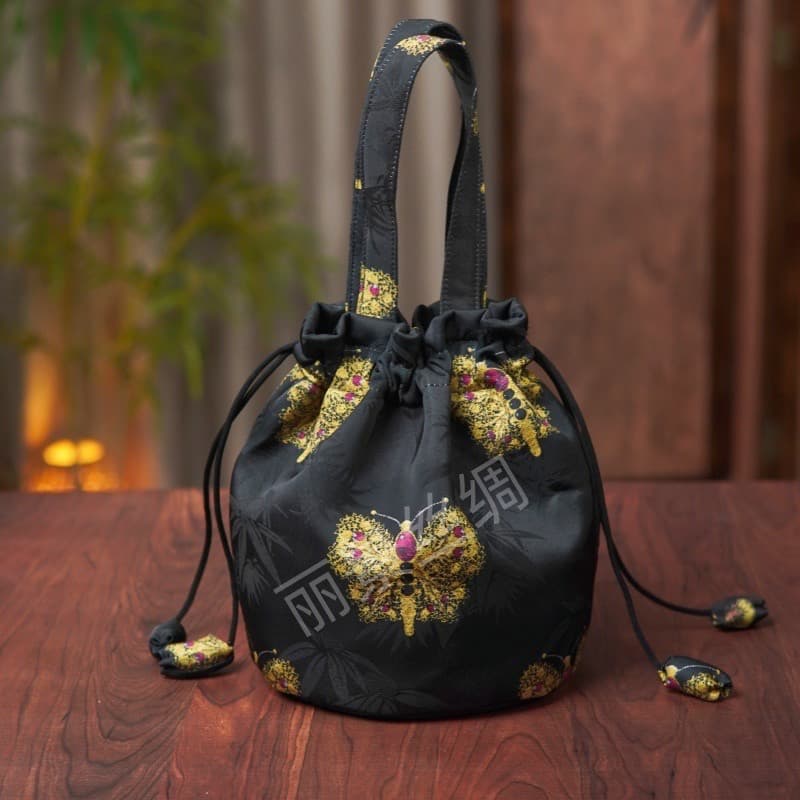 bolsa transversal feminino bolsa feminina Bolsa balde bolsa mensageiro bolsa dupla utilização 28 * 22 posicionamento flo