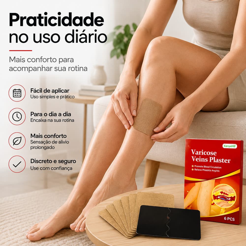 Kit Adesivos Para Varizes Vasos e Veias 6/12/24 Unidades