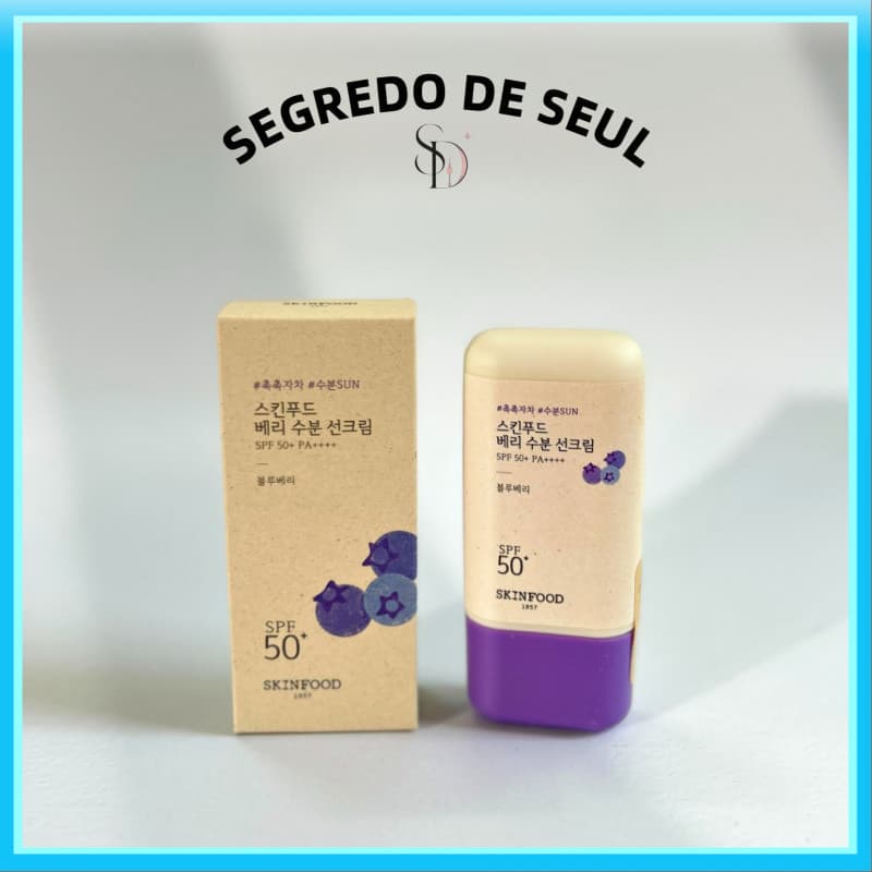 SKINFOOD Proteção solar Berry SPF 50+ Pa ++++ 3Type, 50ml