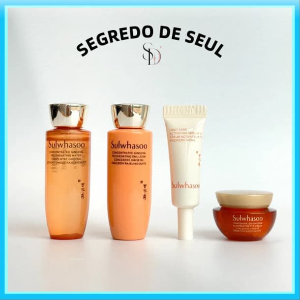 [Mini] Sulwhasoo Concentrated Ginseng Rejuvenating Serum, 5mL / Ginseng Eye Creme 4mL / Rejuvenating Water 25ml / First