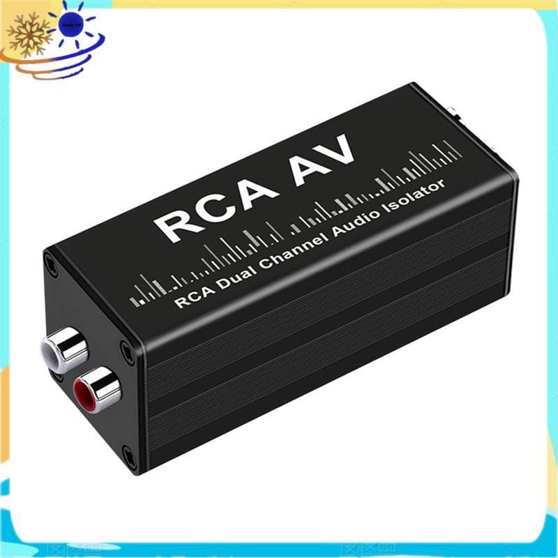 [Le's Shop] Adaptador Isolador De Áudio Para Sistema Estéreo Doméstico De Carro Filtro De Atualização