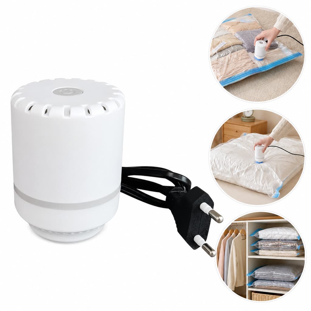 Bomba Elétrica Sucção de Ar Saco a Vácuo Bivolt 100v-230v escolha antes da compra pelo menu SS5