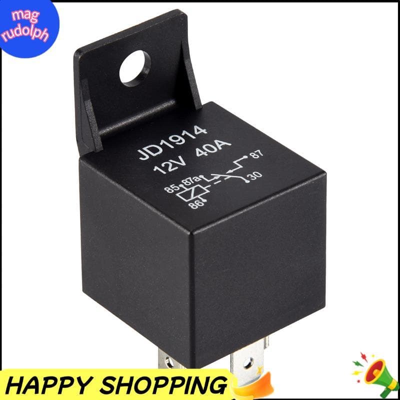 12V Volt 40A AMP Relé De Comutação De 5 Pinos Carro Automotivo Motocicleta Barco Bicicleta