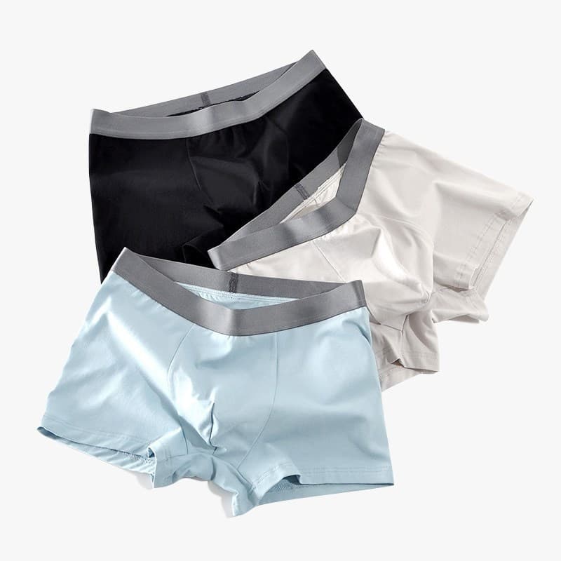 Nantong Suyi mobiliário doméstico loja principal estilo japonês meninos boxer briefs cor sólida boxer briefs algodão sim