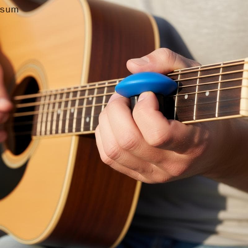 [sum] Chocalho De Dedo De Percussão Para Ukulele Drum Shaker Instrumento Musical Fácil Aderência Prática Em Casa BR